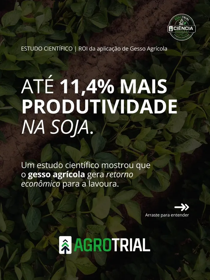Publicação técnica sobre gesso agrícola